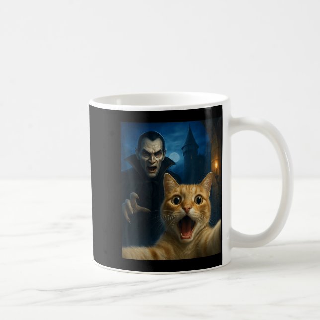 Mug Cat Selfie With A Vamre Funny Cat  (Droite)