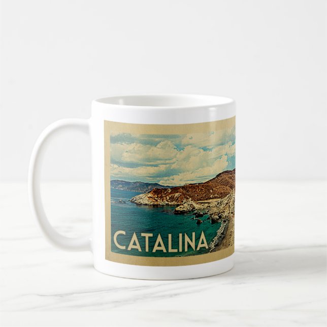 Mug Catalina California Vintage voyage (Gauche)
