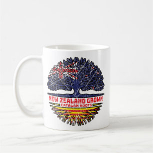Mug Catalogne Catalogne Nouvelle-Zélande Arbre Nouvell