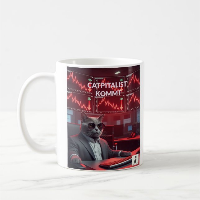 Mug Catalogue : Marktcrash-Komödie-Tasse (Gauche)