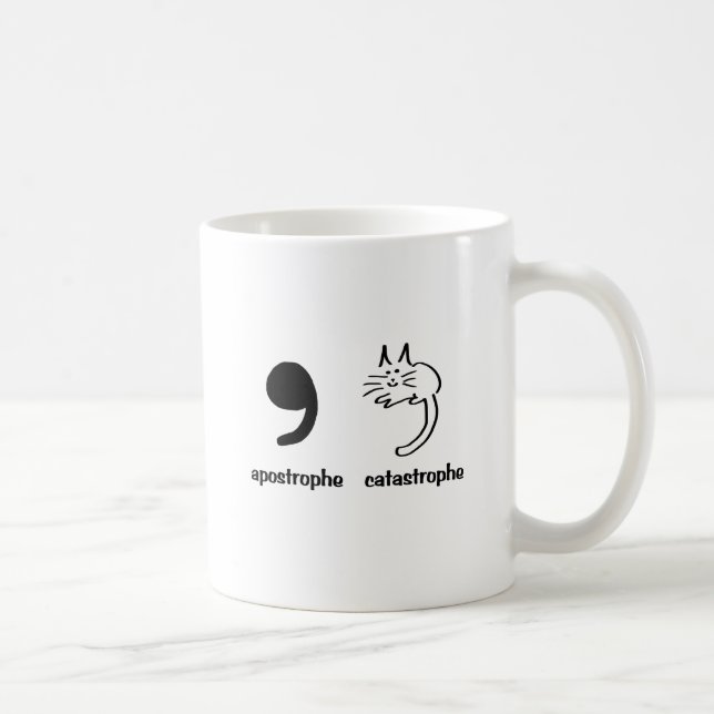 Mug catastrophe d'apostrophe (Droite)