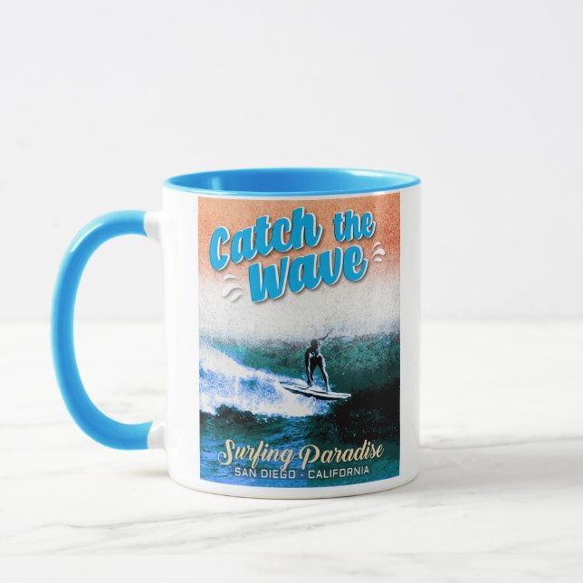 Mug Catch the Wave - Le paradis du surf (Gauche)
