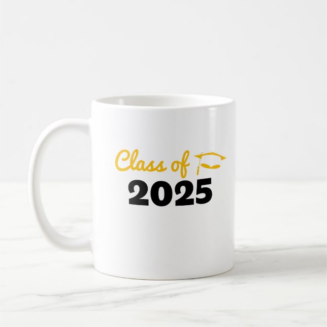 Mug Catégorie 2025 Année d'obtention du diplôme (Gauche)