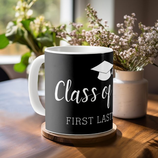 Mug Catégorie d'année et nom - Le noir peut changer de (Personalized Coffee Mug)