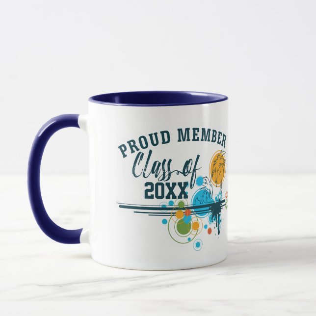 Mug Catégorie d'année personnalisée (Gauche)