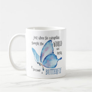 Mug Caterpillar au papillon attaquent