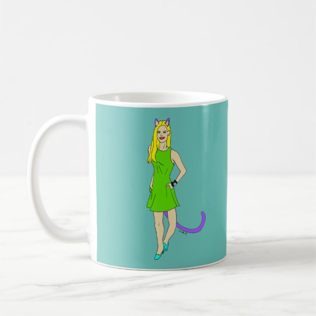 Mug catgirl (Gauche)