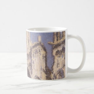 Mug Cathédrale de Rouen, harmonie bleue or de Claude M