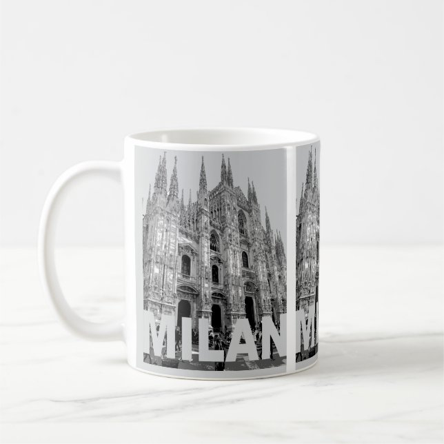 Mug Cathédrale Duomo de Milan, Lombardie sur une (Gauche)
