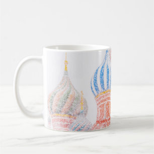 Mug Cathédrale Saint-Basile en tempête de neige