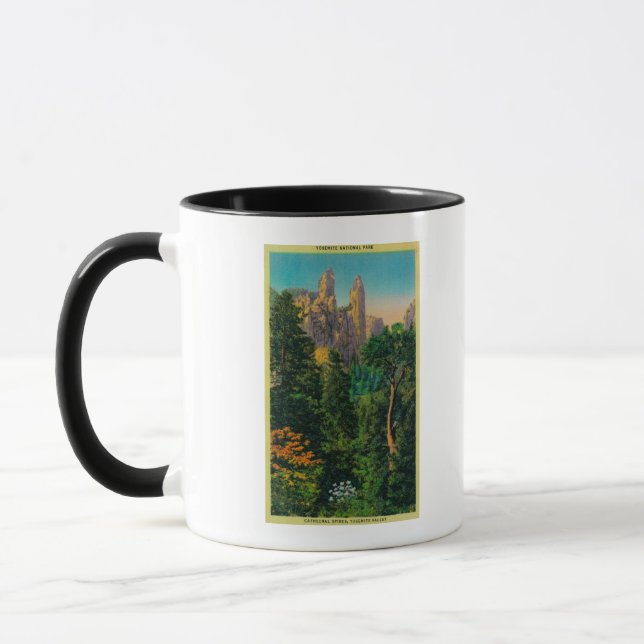 Mug Cathédrale Spires et la Vallée de Yosemite (Gauche)