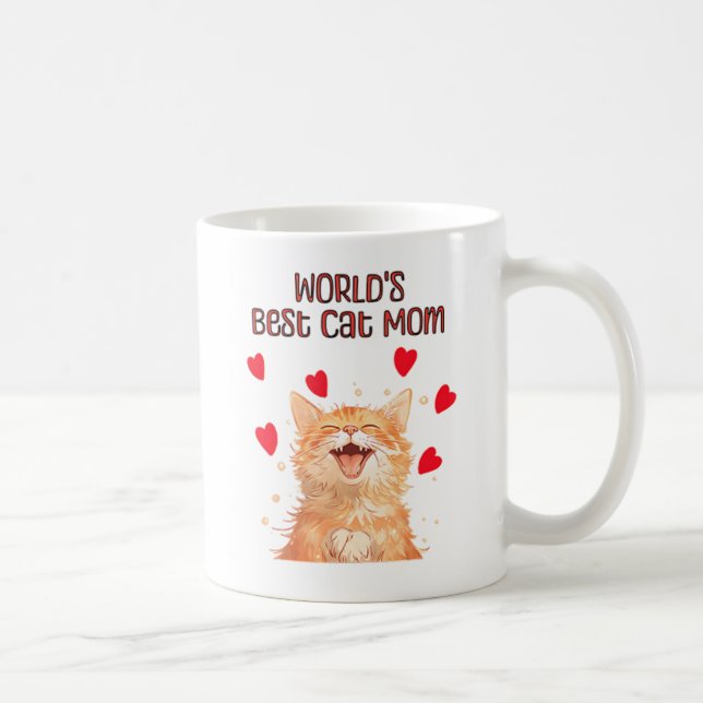 Mug CatMom Mug, drôle de chat, cadeaux-pour elle, cata (Droite)