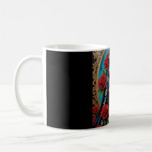 Mug Catrina gothique avec le jour Rose de la mort Tee