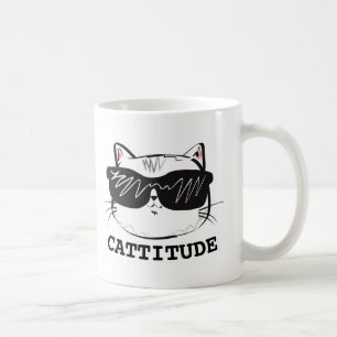 MUG CATTITUDE CAFÉ CAFÉ MUSIQUE