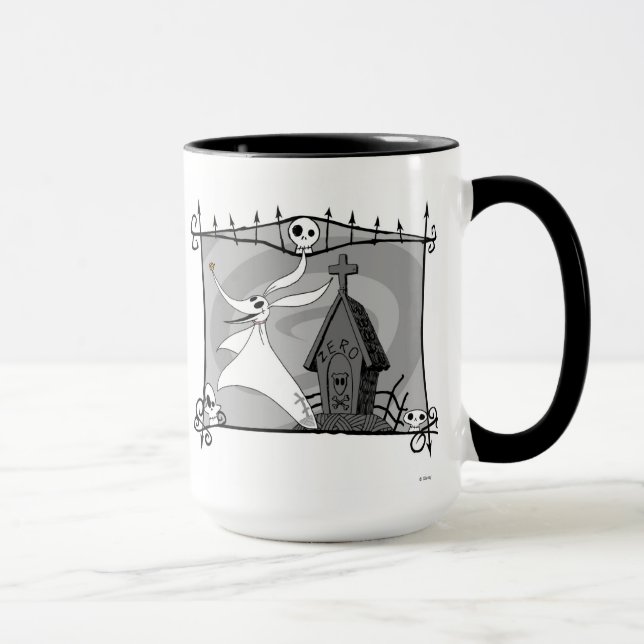Mug Cauchemar avant Noël | Zéro dans le cimetière (Droite)