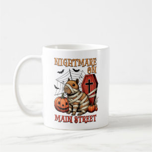Mug Cauchemar sur Main Street Capybara Halloween