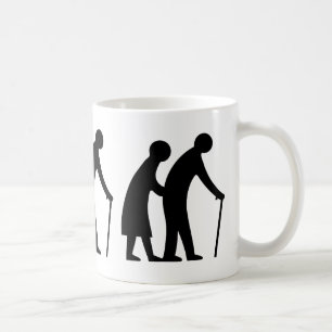 Mug CAUTION Personnes ÂGÉES - VOYAGE UK
