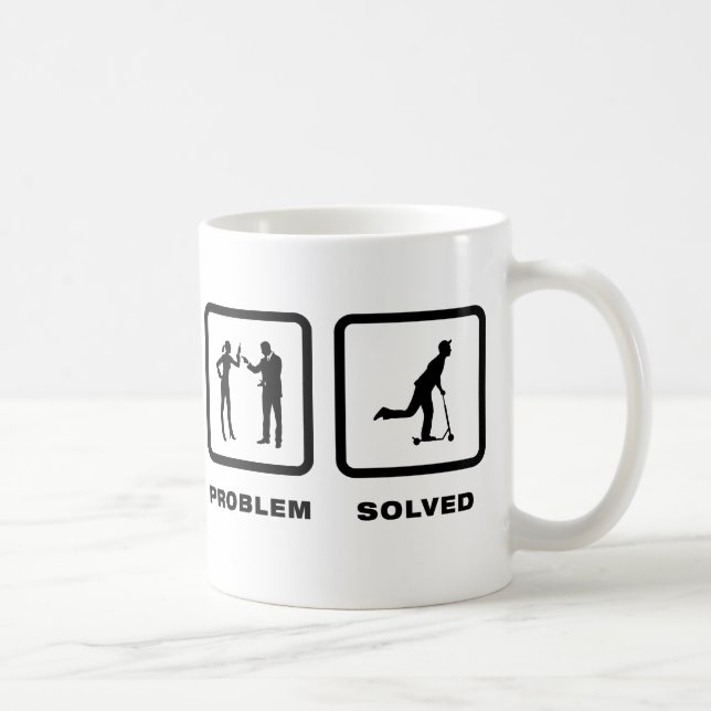 Mug Cavalier de scooter (Droite)
