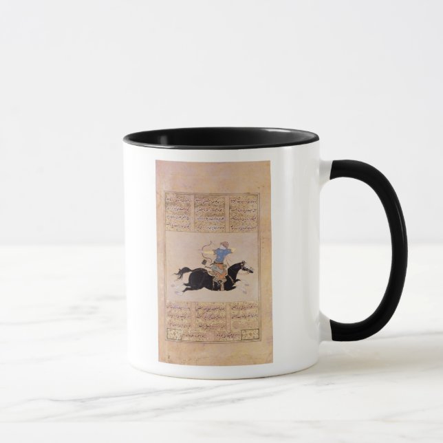Mug Cavalier dessinant le sien arc (Droite)