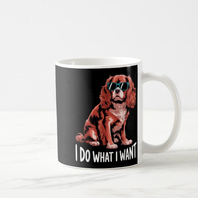Mug Cavalier King Charles Art For Men Women Cavalier S (Droite)