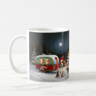 Mug Cavalier King Charles Spaniel Caravane Noël