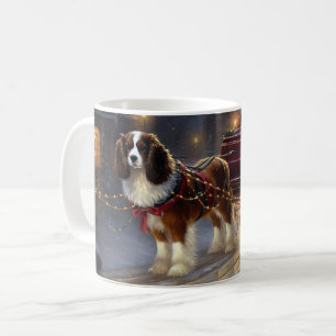 Mug Cavalier King Charles Spaniel Noël Festive