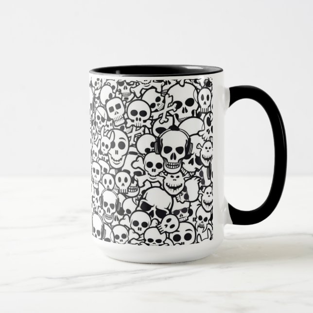 Mug Caveirinhas Black (Right)