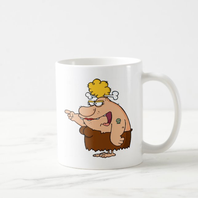 Mug Cavewoman drôles (Droite)
