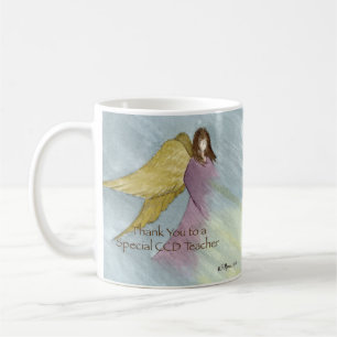 Mug CCD Enseignant Merci Gift Mug, Angel Blue