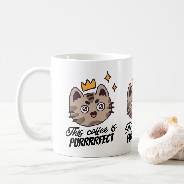 Mug Ce café est parfait pour les amateurs de café et d (Avec donut)