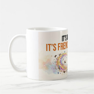 Mug Ce n'est pas Cheveu C'est Frenchie Paillettes Drôl