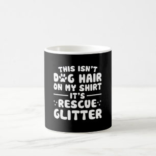 Mug Ce n'est pas des cheveux de chien sur le chien de