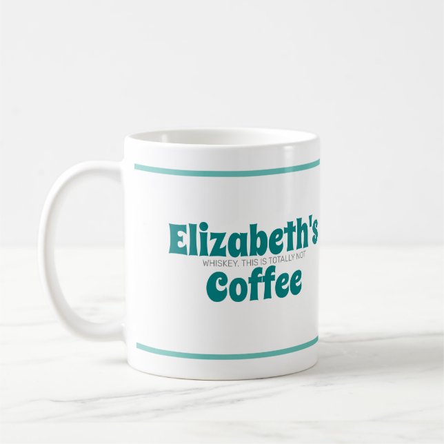 Mug Ce n'est pas du café, c'est du whisky amusant Cita (Gauche)