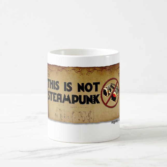 Mug Ce n'est pas Steampunk (Centre)