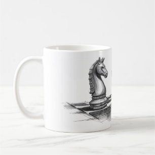 Mug Ce n'est pas un cheval Dons de jeu d'échecs amusan