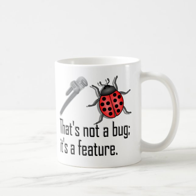 Mug Ce n'est pas un insecte ; c'est une (Droite)