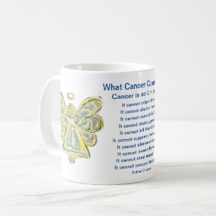 Mug Ce que le cancer ne peut pas faire Poem Art Café C