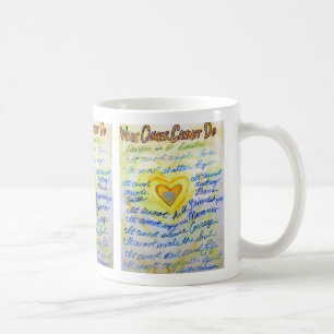 Mug Ce que le cancer ne peut pas faire Poem Art Café C