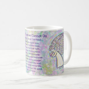 Mug Ce que le cancer ne peut pas faire Poème Angel Cof