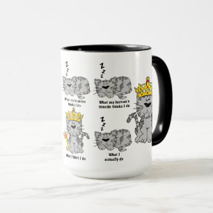 Mug Ce que le chat pense drôle