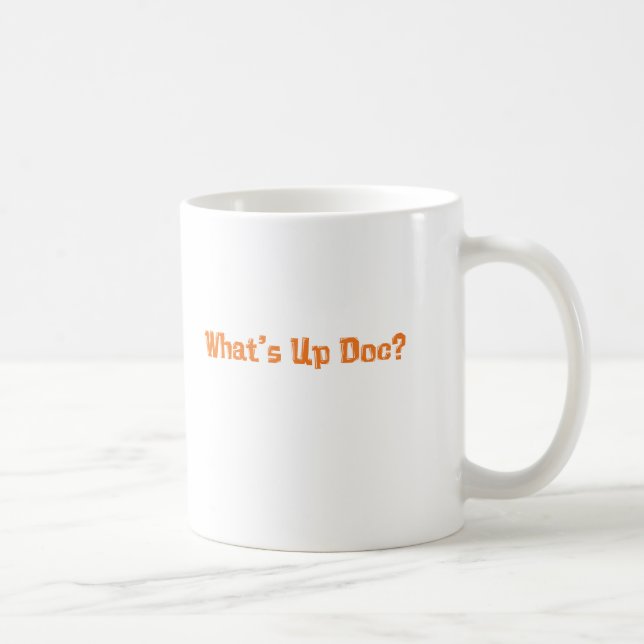 Mug Ce qui est vers le haut des cadeaux de Doc. (Droite)