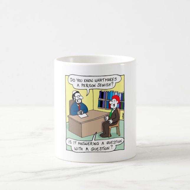 Mug Ce qui rend une personne juive (Centre)