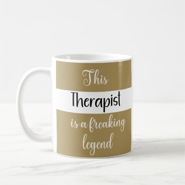 Mug Ce Thérapeute Est Une Légende Fou Drôle (Gauche)