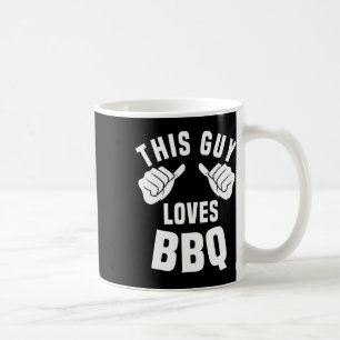 Mug Ce type adore le costume BBQ drôle de fumeur de ba