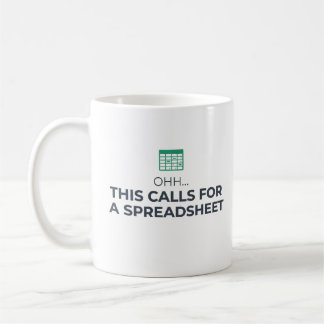 Mug Ceci Nécessite Un Tableur Café De Bureau Moderne