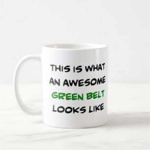 Mug ceinture de karaté vert, génial