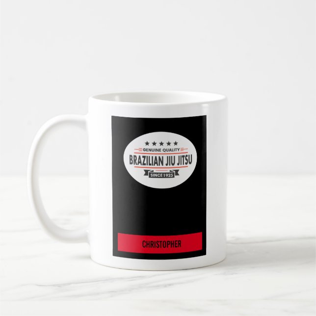 Mug Ceinture noire BJJ Qualité authentique depuis 1925 (Gauche)