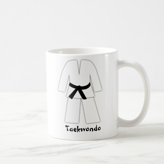 Mug Ceinture noire de karaté du Taekwondo (Droite)
