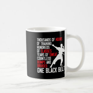 Mug Ceinture noire de taekwondo drôle de karaté judo a
