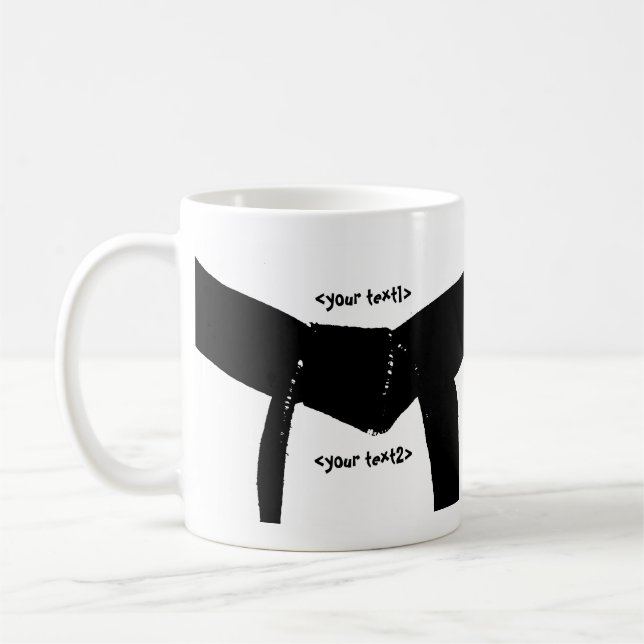 Mug Ceinture noire des arts martiaux (Gauche)